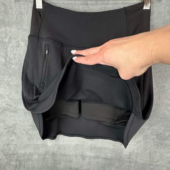 Athleta Skirt Womens Extra Small Black Fairway Golf Skort 18" Stretch Tennis - Picture 3 of 13